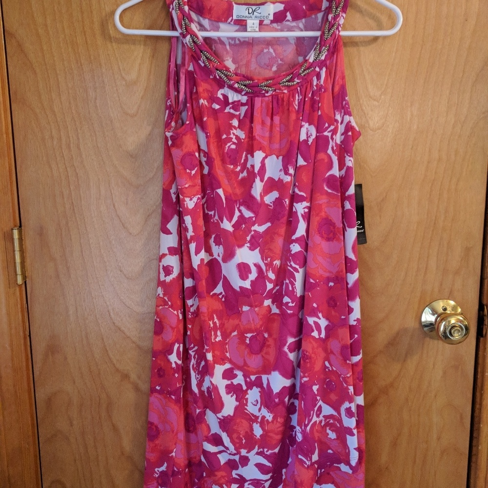 Hot pink summer dress